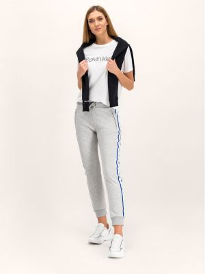 Αθλητικό παντελόνι Calvin Klein Jeans γκρι