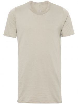 Kokvilnas t-krekls Rick Owens pelēks