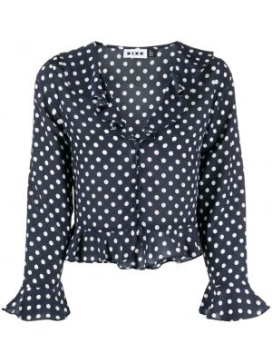 Bluză cu buline cu imagine Rixo