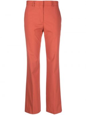 Pantaloni slim fit plissettati Paul Smith arancione