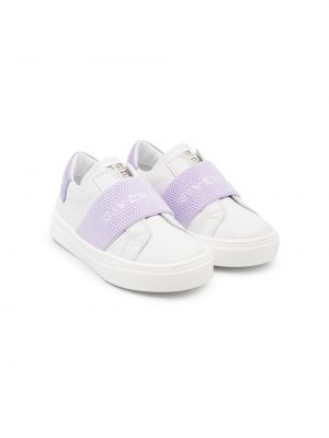 Sneakers med broderi för tjejer Givenchy Kids vit