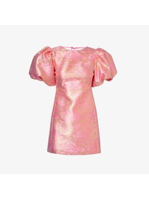 Тканое мини-платье Louise с открытой спиной Sister Jane розовый