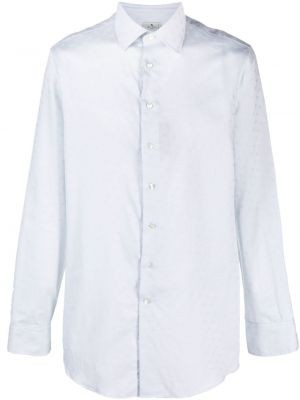 Žakárová bavlnená košeľa Etro