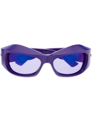 Lunettes de soleil oversize Bottega Veneta Eyewear violet