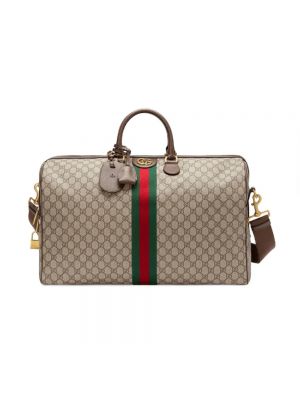 Beżowa torba podróżna Gucci