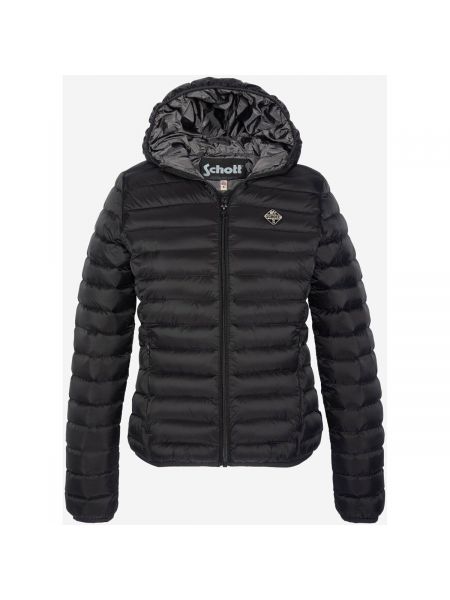 Pikowana kurtka Schott czarna