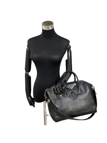 Torba na ramię skórzana Givenchy Pre-owned czarna