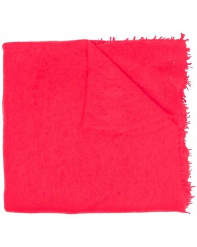 Bufanda de cachemir con estampado de cachemira Mouleta rojo