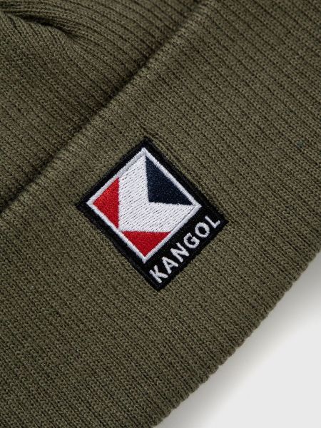 Dzianinowa czapka Kangol zielona