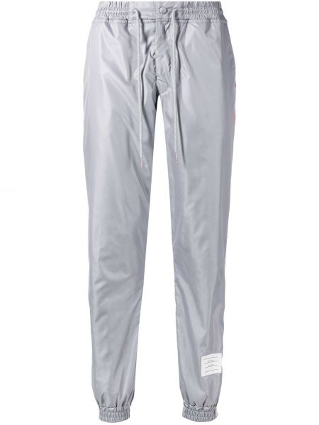 Спортни панталони на райета Thom Browne сиво
