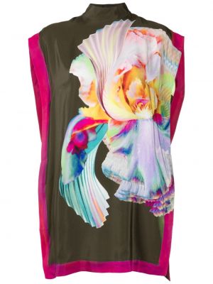 Svilena bluza s cvetličnim vzorcem s potiskom Lenny Niemeyer