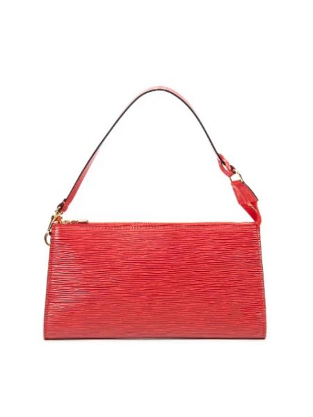 Torebka skórzana Louis Vuitton Vintage czerwona