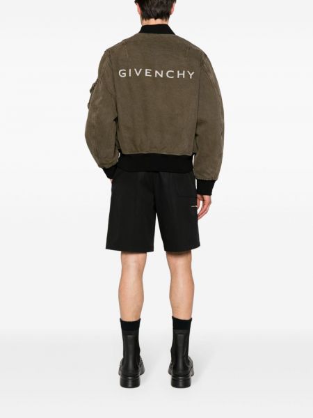 Abpusēja bomber jaka ar apdruku Givenchy