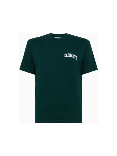 Einfarbige t-shirt Carhartt Wip grün