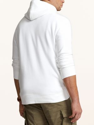Bluza z kapturem Polo Ralph Lauren Big & Tall biała