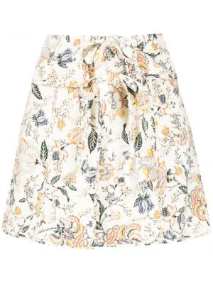 Prošívané hedvábné mini sukně Ulla Johnson