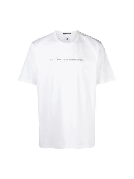 Koszulka z nadrukiem C.p. Company biała