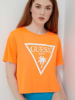 Guess t-shirt női, narancssárga