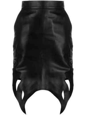 Asimetriškas mini sijonas Ninamounah juoda