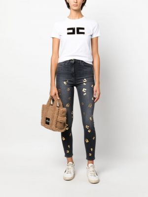 Skinny džíny s vysokým pasem Elisabetta Franchi
