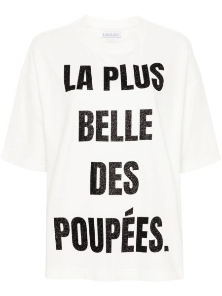 T-shirt Loulou hvid