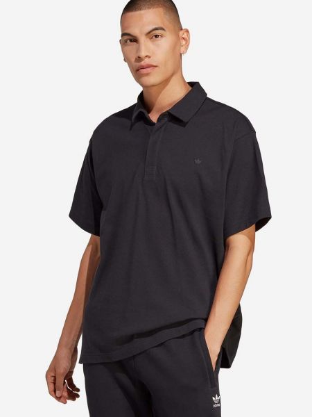Polo majica Adidas Originals crna