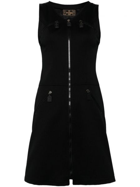 Αμάνικο φόρεμα Fendi Pre-owned μαύρο