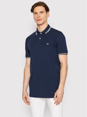 Polo marškinėliai Selected Homme mėlyna