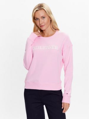 Sportinis džemperis Tommy Hilfiger rožinė