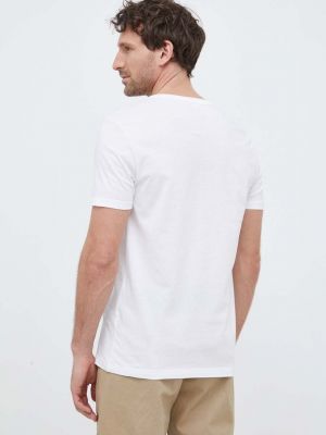 Bavlněné tričko s potiskem United Colors Of Benetton bílé