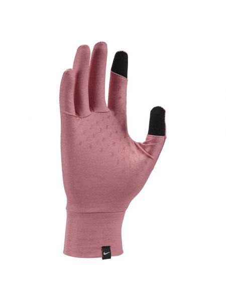 Флисовые перчатки Nike розовые
