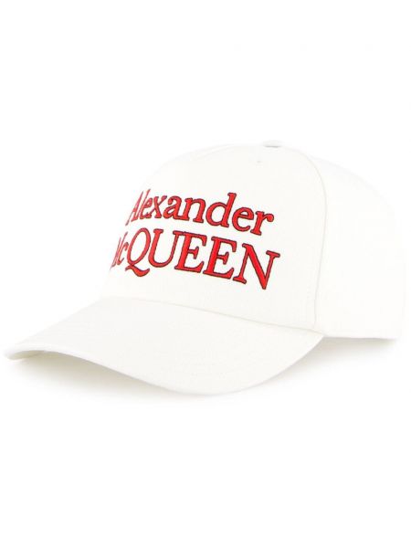 Cap Alexander Mcqueen hvid