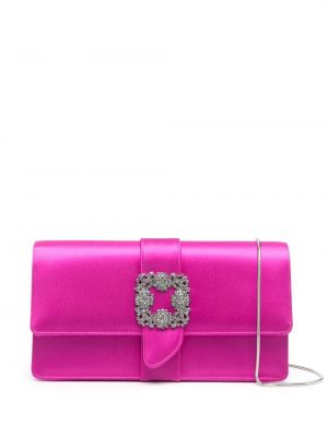 Spenne clutch Manolo Blahnik lilla