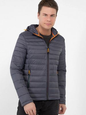 Утепленная демисезонная куртка Thomas Berger серая