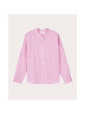 Blusa de algodón Xirena rosa