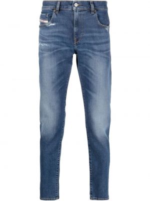 Slank stretch jeans Diesel blå