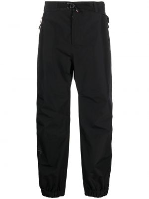 Spodnie z nadrukiem Moncler Grenoble czarne