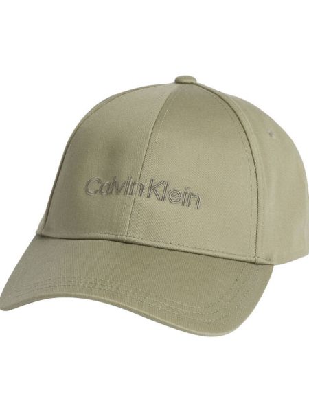 Кепка с вышивкой Calvin Klein зеленая