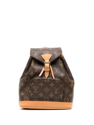 Ryggsäck med dragsko Louis Vuitton brun