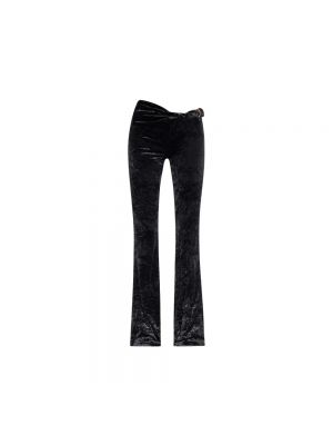 Spodnie slim fit oversize Versace czarne