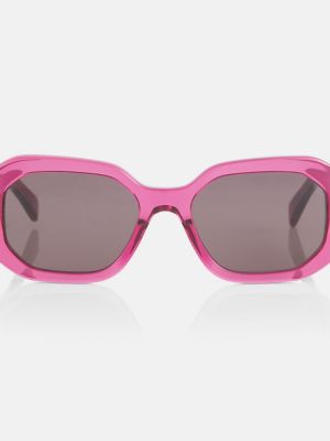 Puntíkaté sluneční brýle Celine Eyewear fialové