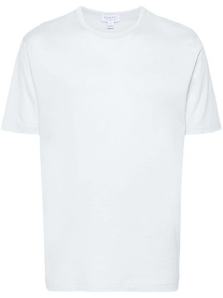 Klassische t-shirt aus baumwoll Sunspel