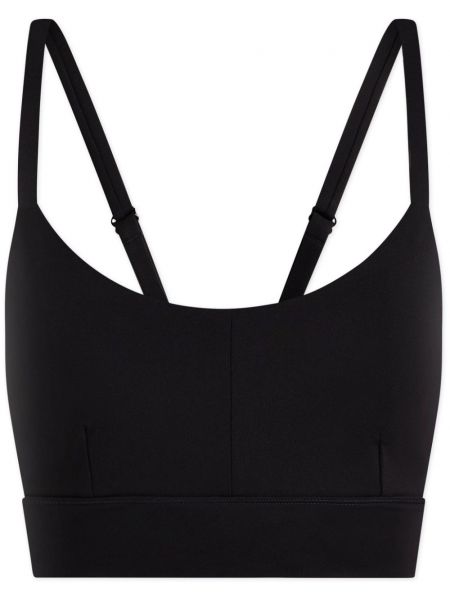 Crop top cu chihlimbar Varley negru