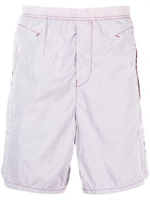 Printti shortsit Stone Island violetti