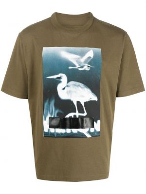 Pamut póló nyomtatás Heron Preston