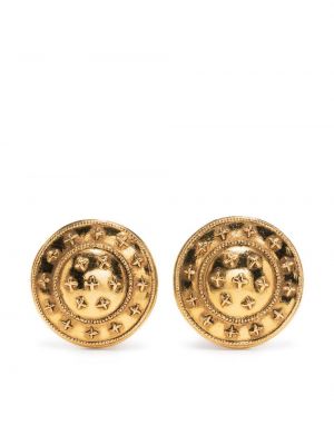 Kolczyki oversize Chanel Pre-owned złote