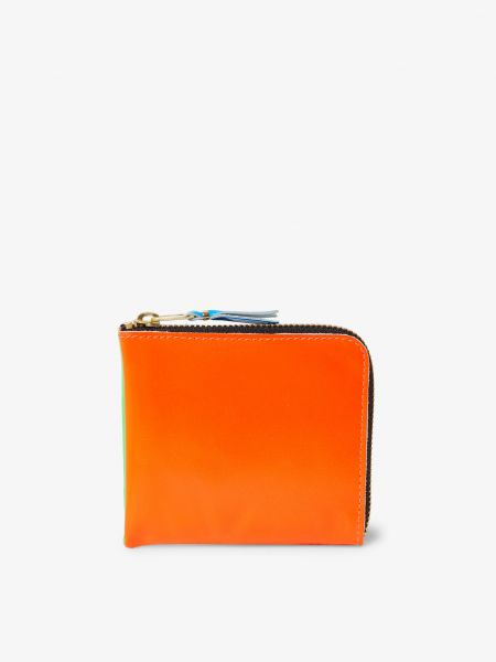 Кожаный кошелек Comme Des Garçons оранжевый