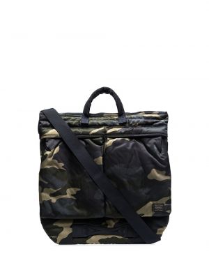 Камуфлажни шопинг чанта Porter-yoshida & Co. зелено