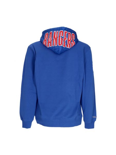 Retro fleece hoodie Mitchell & Ness blau