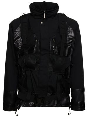 Bavlnená bunda na zips Junya Watanabe čierna